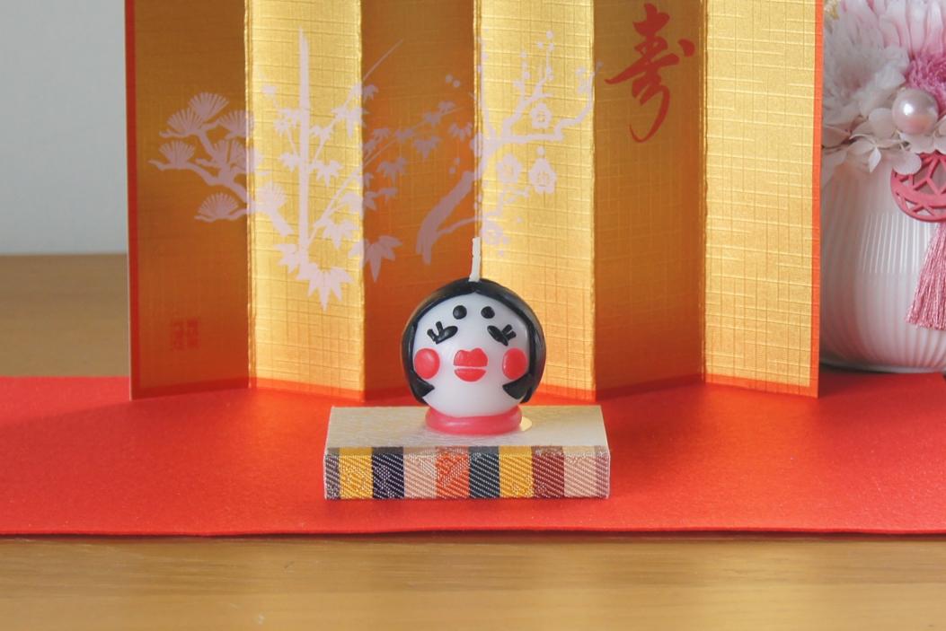 おかめキャンドル