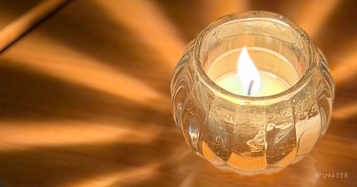 LEDにはない炎のゆらぎ