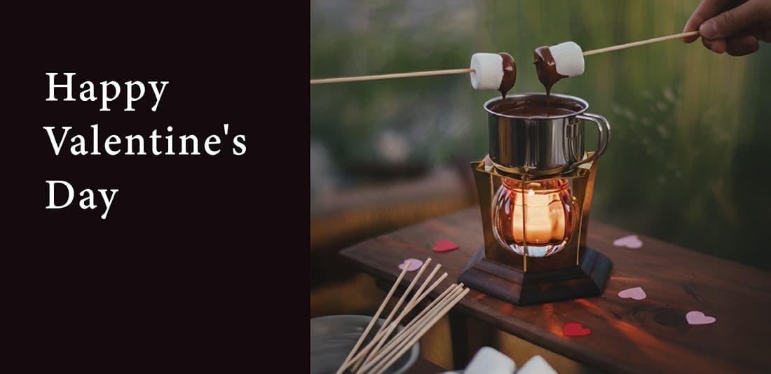 実は、チョコフォンデュにも|キャンドルウォーマーのバレンタインギフト