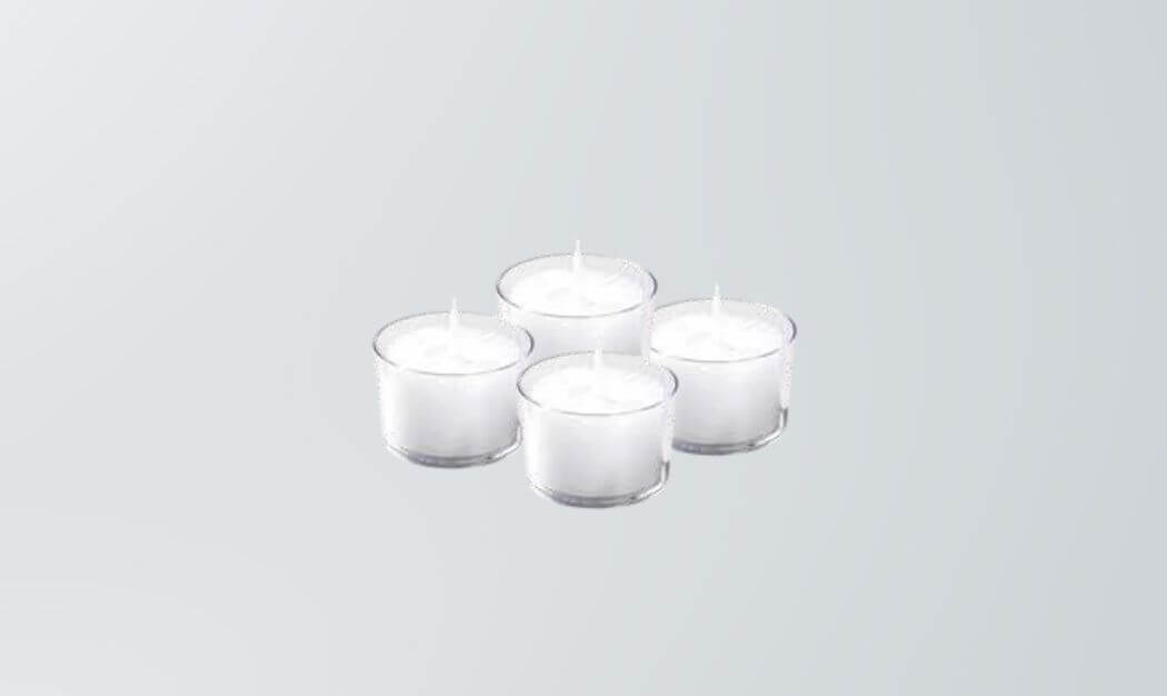 YURAGI cup candle 4h×4pieces